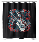 Instrumental Impressions Shower Curtain